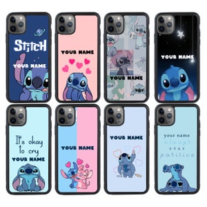 Personalisierte Stitch Handyhülle für iPhone 11 12 13 14 15 16 iPhone XR X Pro Plus / Samsung Galaxy S22 S21 S20 Ultra A12 A52 / Huawei / Pixel