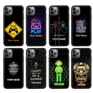 Personalised Gamer Phone Case for iPhone 6 7 8 11 12 13 14 iPhone XR X Pro Plus / Samsung Galaxy S23 S22 S21 S20 Ultra A12 A52 Huawei Pixel