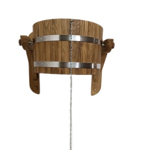 Oak sauna bucket shower 12l  (handmade)