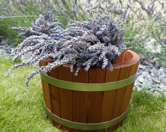 Wooden flower  pot / Flower planter /  indoor, outdoor.