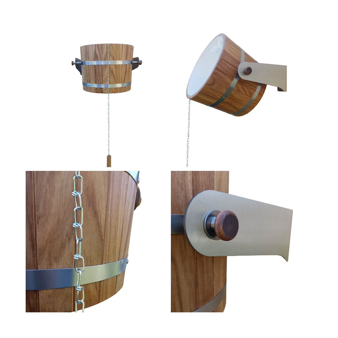 Sauna shower bucket 12/ 20/ 30 litres / extreme shower / Sauna Accessories