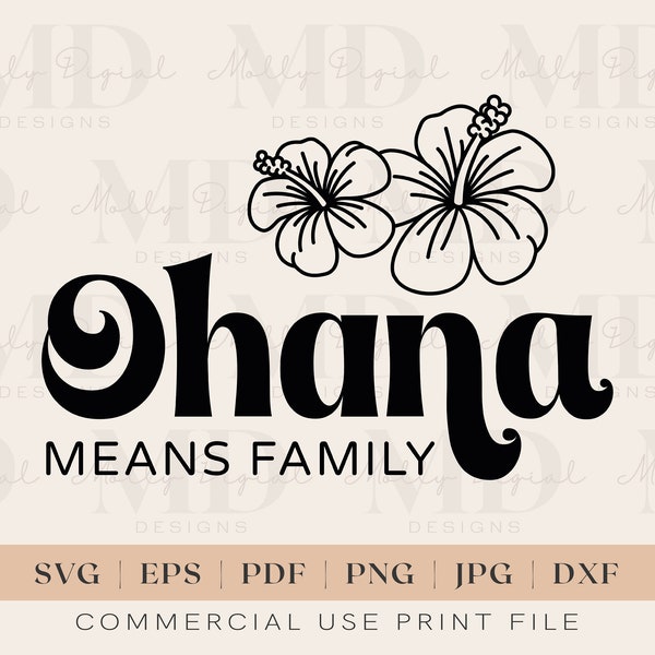 Ohana SVG | Lilo & Stitch SVG | Ohana Means Family PNG | Sublimation Design | Circuit Cut File | Printable Design | Pdf | Jpg