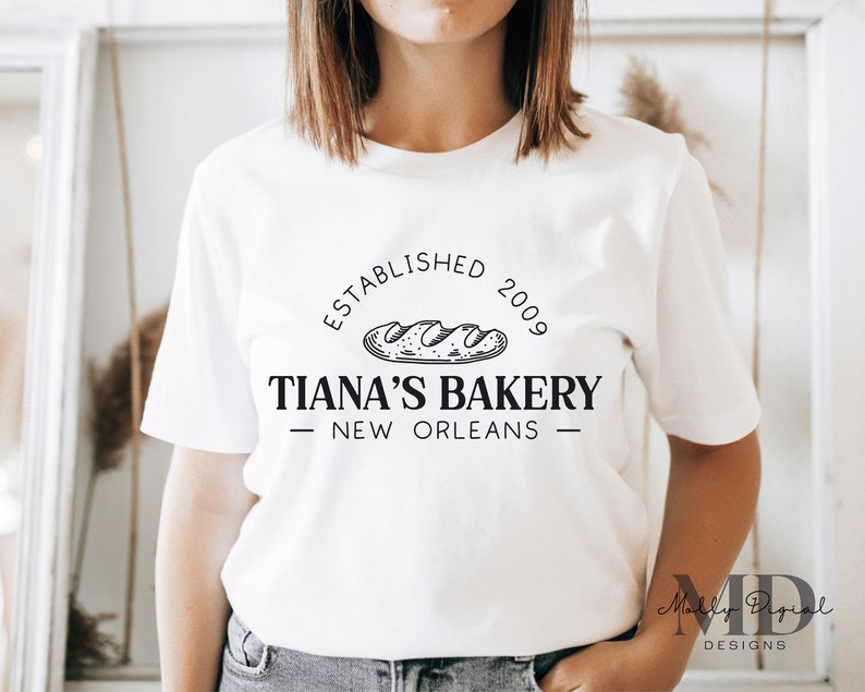 Tiana's Bakery SVG Tiana PNG Bakery Svg Princess - Etsy