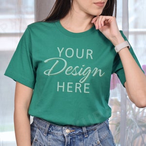 Bella Canvas 3001 Mockup, Kelly 3001 T-Shirt Mockup, Model Mockup 3001, Bella Canvas Mocks, Kelly Tshirt Mockup, Kelly Tee Bella Canvas 3001