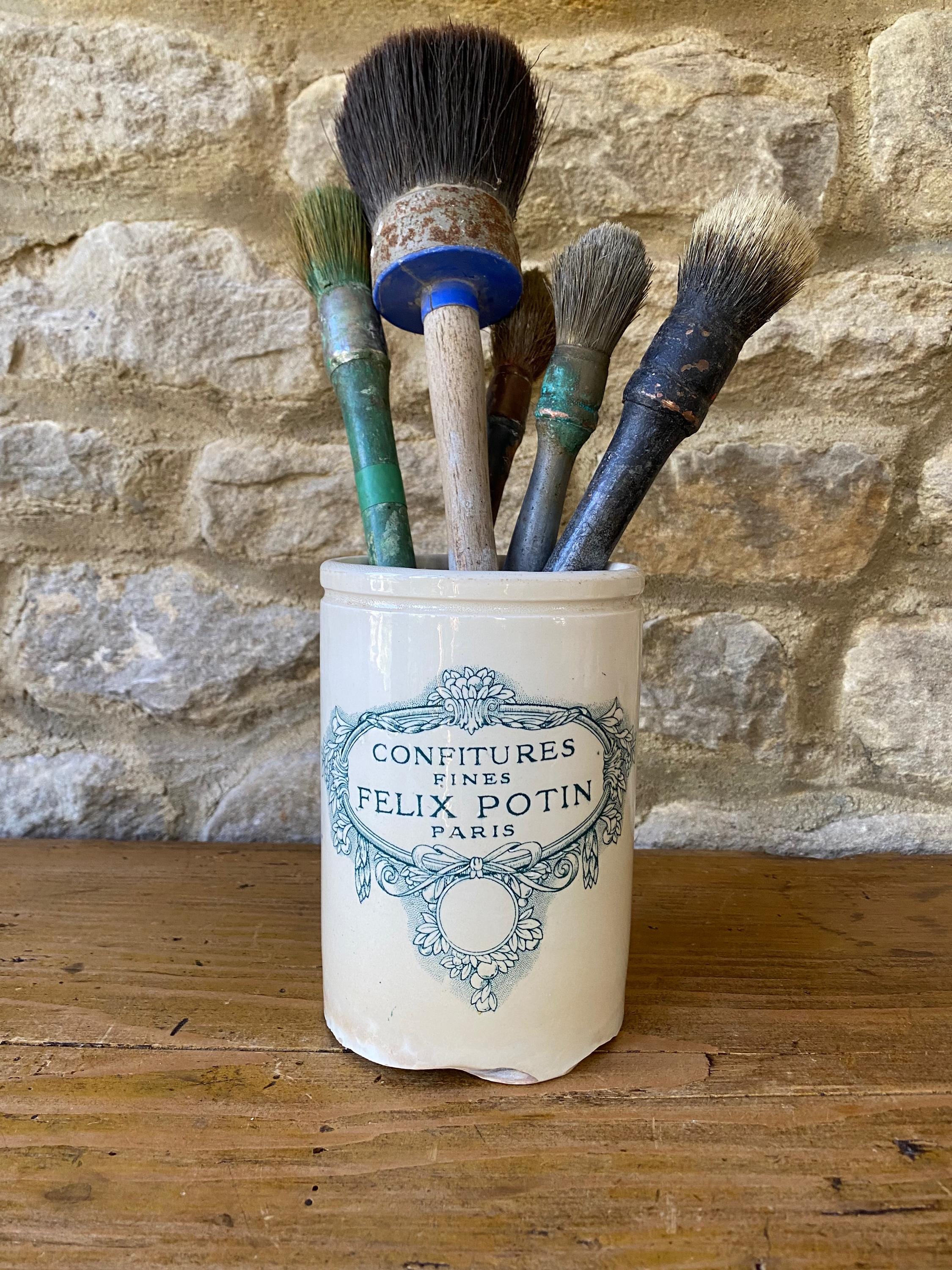 フランスアンティークコンフィチュールポット：KGリュネヴィル・テール