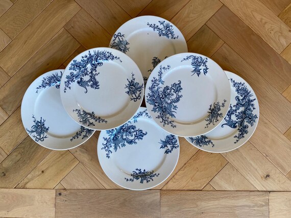 BFK（Boch Freres Keramis）　RÉGENT 　プレート 1890s ~ 