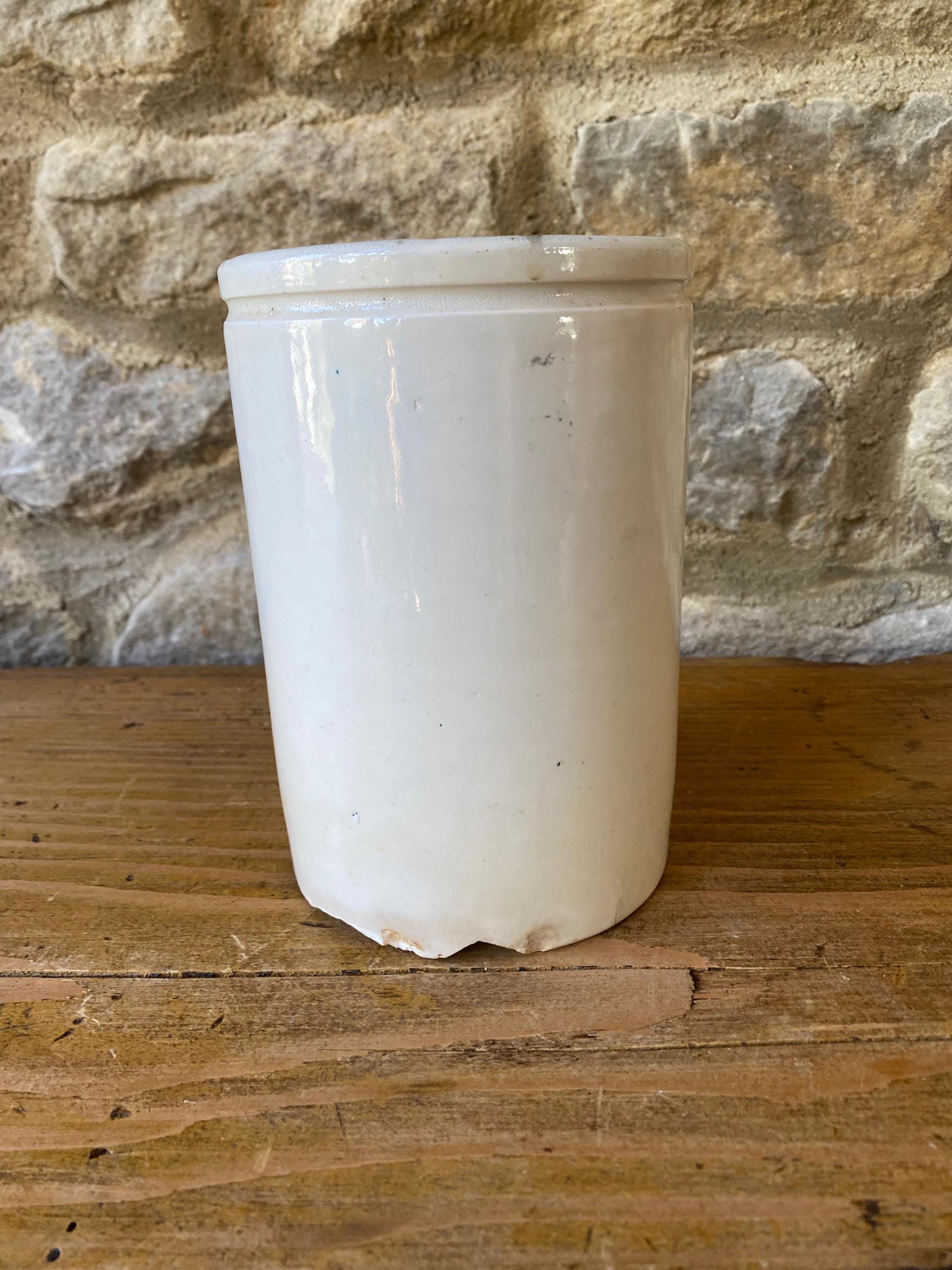 フランスアンティークコンフィチュールポット：KGリュネヴィル・テール