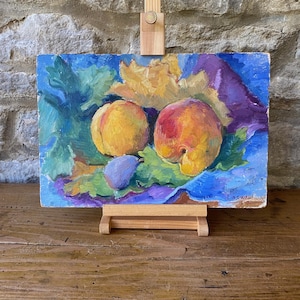 Oil on Board, still life