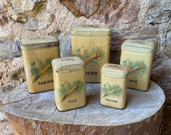 フランスのヴィンテージシュガー缶、コレクターズ缶、装飾缶 - Etsy 日本