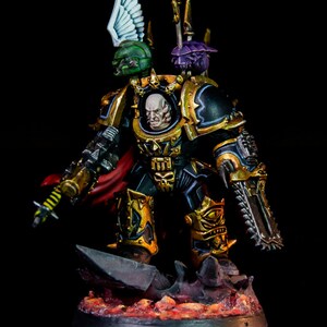 ウォーハンマー　塗装済み　Chaos Terminator Squad ウォーハンマー 塗装済み Chaos Terminator Squad ウォー