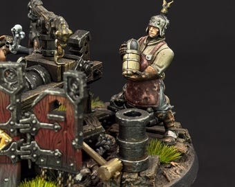 Ironweld Great Cannon Cities of Sigmar Fully Painted