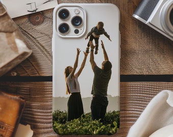 Tough-hoesje voor iPhone op maat: gepersonaliseerd afbeeldingsontwerp