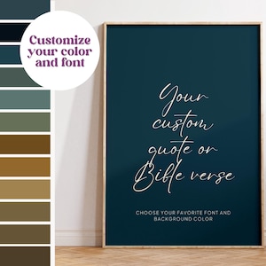 Benutzerdefiniertes Zitat Druck | Personalisiertes Zitat Wandkunst | Benutzerdefinierter Druck | Benutzerdefinierte Wandkunst | Personalisiertes Geschenk für Sie | Geschenk für Ihn | Muttertag