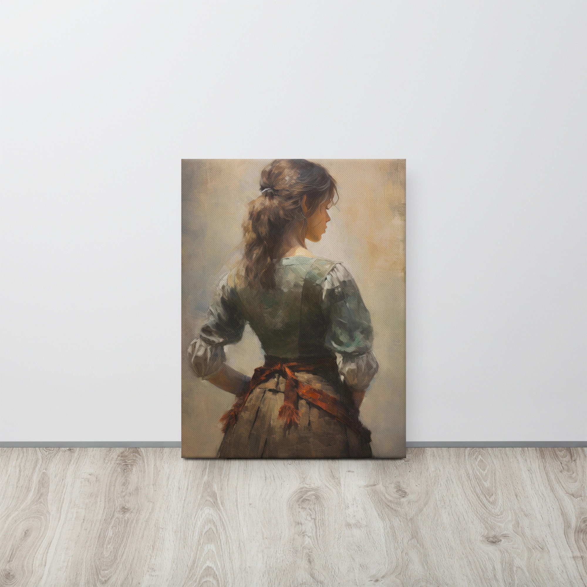 Grandpacore - Impressionism Oil Painting Canvas Print: 