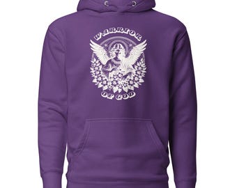 Warrior of God Hoodie: Christian Streetwear, Faith-Inspired Gift