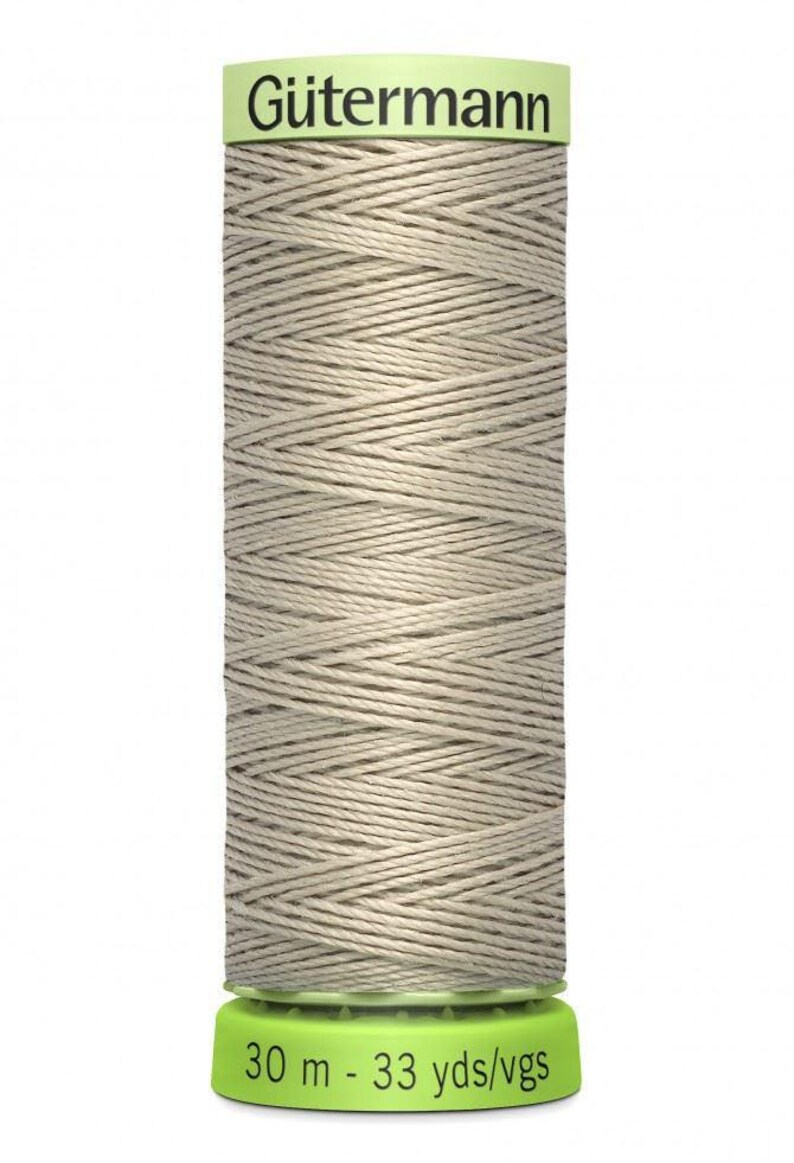 Gutermann Recycled rPET Eco Top Stitch Thread 30m Polyester Thread Suitable For Dressmaking image 16