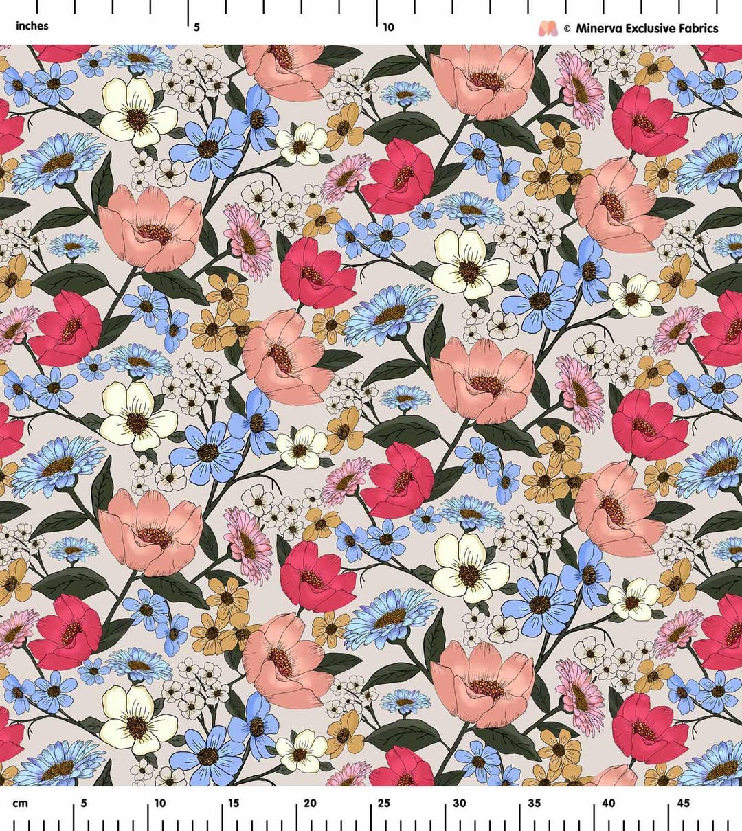 Tabula Rosa Patterns Minerva Exclusive Tabula Rosa - Flowers, Patterned - POD Print-on ...