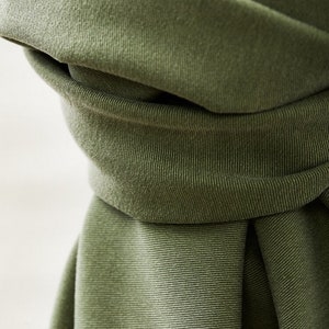 Stretch Woven Tencel Lyocell Twill Fabric - Moss Plain Pattern - OEKO-TEX - Width 120cm / 48&quot; - per metre