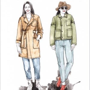 Closet Core Patterns Sewing Pattern Sienna Maker Jacket Women 0-20 Jackets