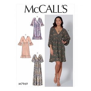 McCalls Sewing Pattern 7969 Womens