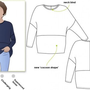 Style Arc Sewing Pattern Sunny Top Women