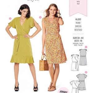 Burda Sewing Pattern 6238 - Dresses for Women, Sizes 8-18 - Easy