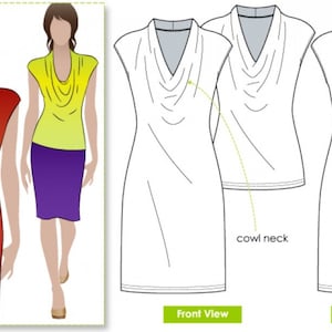 Style Arc Sewing Pattern Franki Dress & Top Women