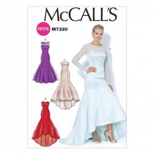 McCalls Sewing Pattern 7320 Women Dresses Difficulty Intermediate