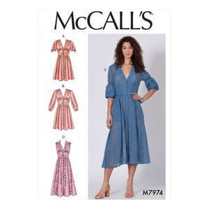 McCalls Sewing Pattern 7974 Womens