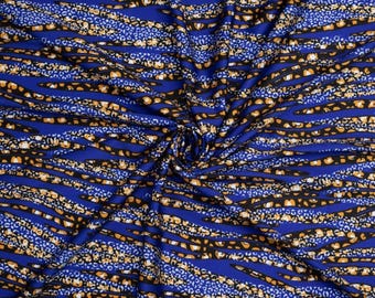 Elasthan Stretch Strickstoff - Minerva Exclusive Serpent Streams - Abstrakt - Breite 150 cm / 60" - Meterware