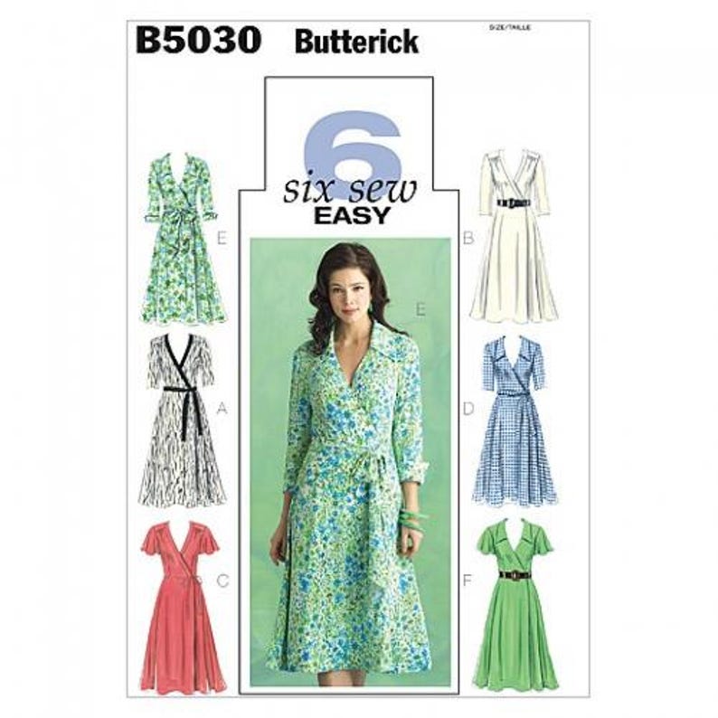 Butterick Sewing Pattern 5030 Women Dresses Difficulty Easy - Etsy