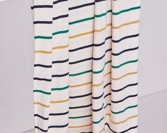 Dzianina rozciągliwa Nova Stripe Tencel Modal Cotton Jersey Stretch - wzór w paski - OEKO-TEX - szerokość 170 cm / 68" - na metr