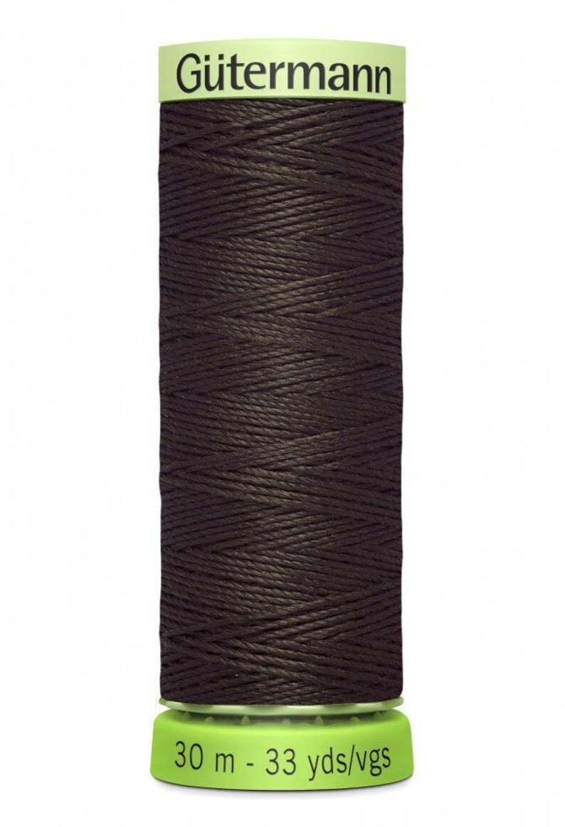 Gutermann Recycled rPET Eco Top Stitch Thread 30m Polyester Thread Suitable For Dressmaking image 15