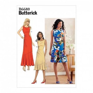 Butterick Sewing Pattern 6680 Women A5 (6-8-10-12-14)