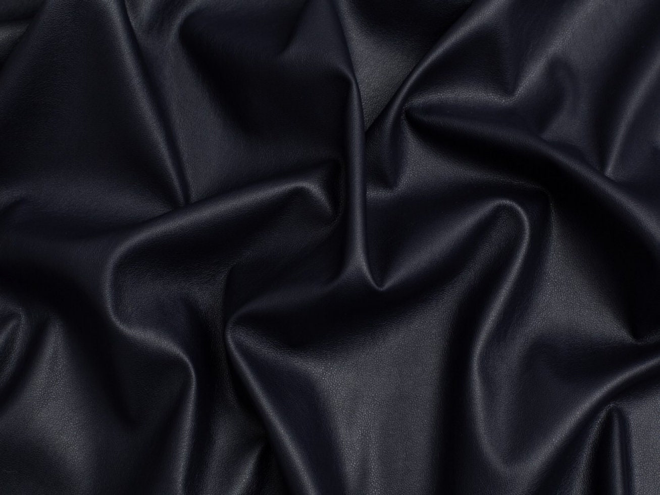 Blue Faux Leather Dress - Etsy