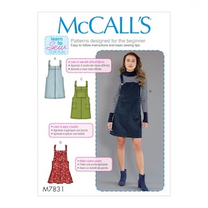 McCalls Sewing Pattern 7831 Womens