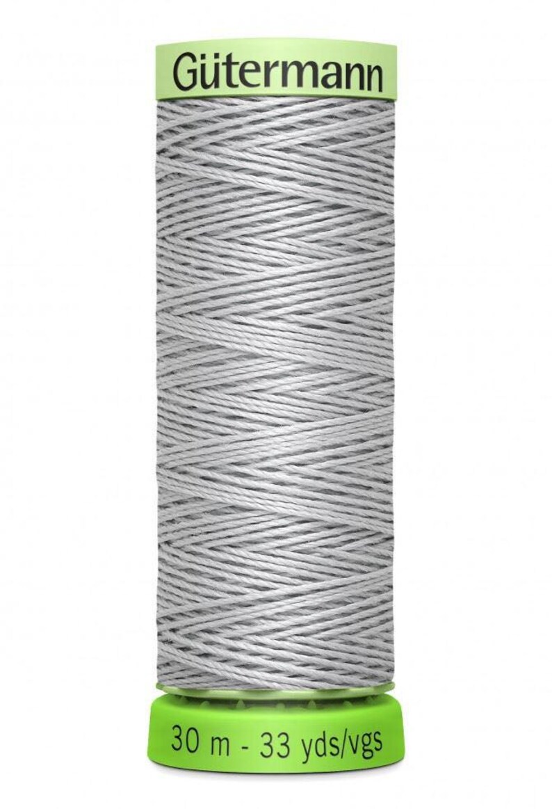 Gutermann Recycled rPET Eco Top Stitch Thread 30m Polyester Thread Suitable For Dressmaking image 9