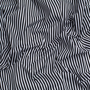 CRS Bedruckter Polycotton-Stoff, Gepunktet, Schwarz – 1 M, 110 Cm Breit – 80% Polyester, 20% Baumwolle