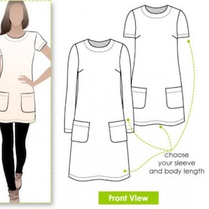 Style Arc Sewing Pattern Kristin Dress Women