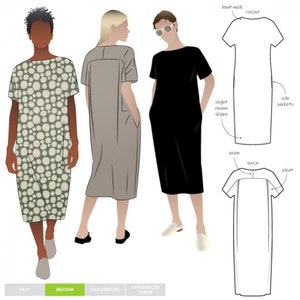 Style Arc Sewing Pattern Melba Dress Women