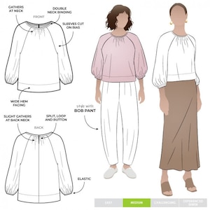 Style Arc Sewing Pattern Verona Top Women