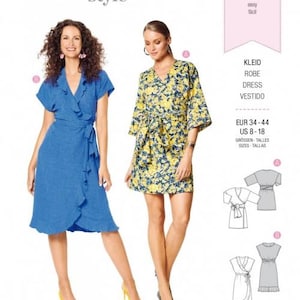 Burda Sewing Pattern 6207 Women Sizes 8-18 Dresses