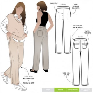 Style Arc Sewing Pattern Bennet Pant Women