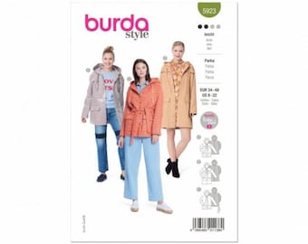 Burda Sewing Pattern 5923 Women 8-22 (34-48) Coats