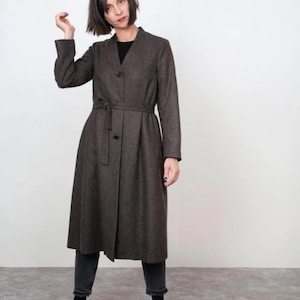 Patron de couture The Assembly Line Manteau col V Femme Manteaux Difficulté Intermédiaire