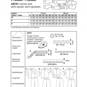 Burda Sewing Pattern 9747 Kids, Teenagers Ages: 3-15 - Etsy
