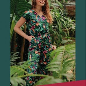 Atelier Jupe Sewing Pattern Elle Jumpsuit Women UK Sizes 6-24 Jumpsuits