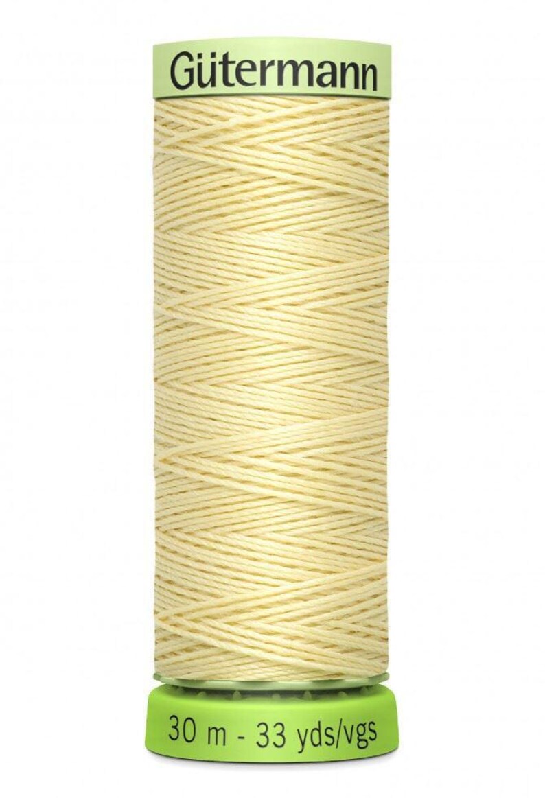 Gutermann Recycled rPET Eco Top Stitch Thread 30m Polyester Thread Suitable For Dressmaking image 5