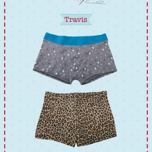 Flo-Jo Sewing Pattern Travis Trunks Men S-XXL Lingerie