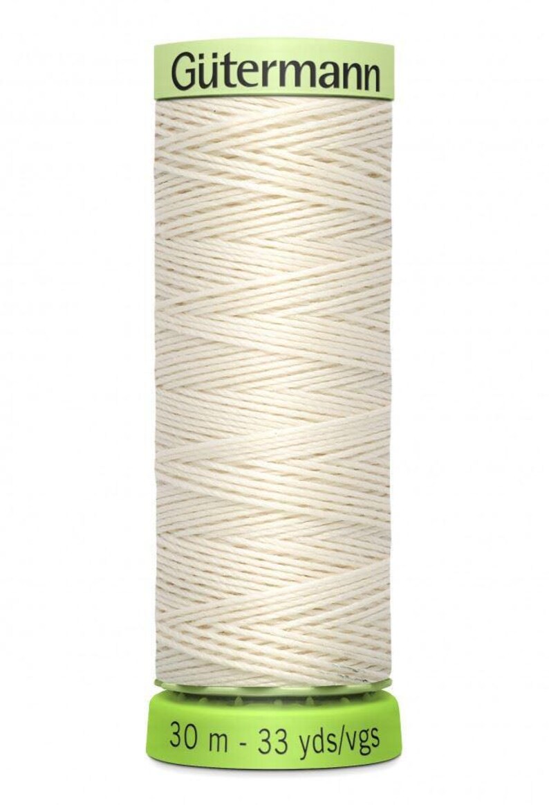 Gutermann Recycled rPET Eco Top Stitch Thread 30m Polyester Thread Suitable For Dressmaking image 18